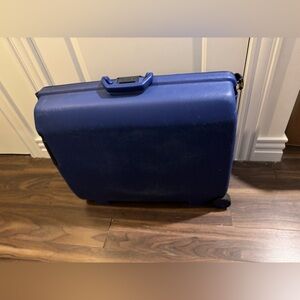 Vintage Blue Samsonite 26" Wheeled Hardshell Rolling Suitcase